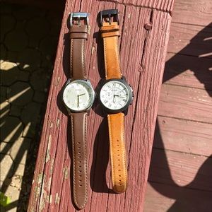 Fossil Genuine Leather Watches
